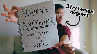 How to plan and structure your life to achieve literally anything [upl. by Nitsuj]