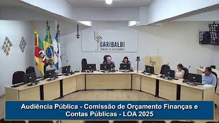 Audiência Pública  Comissão de Orçamento Finanças e Contas Públicas  LOA 2025  18112024 [upl. by Thant]