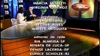 Encerramento do Jornal Hoje com Sandra Annenberg e Evaristo Costa Rede Globo 2005 [upl. by Eluj]