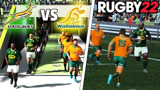 SPRINGBOKS vs AUSTRALIA  Rugby Championship 2023  Rugby 22 Legend Difficulty Gameplay amp Commentary [upl. by Donaugh683]