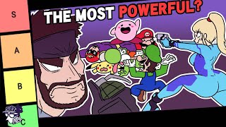 The Smash Ultimate CANONICAL Power Tier List [upl. by Duile]