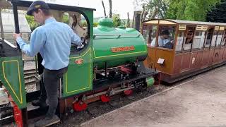 Mr hallworth arriving into perrygrove Station at perrygrove railway on the 11524 [upl. by Meelas]