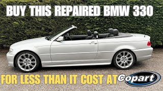 REPAIRING AN ABANDONED DVLA SEIZED BMW 330 SPORT [upl. by Neffets305]