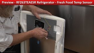 Samsung Refrigerator  Too Warm in Fridge  Fresh Food Temp Sensor Repair and Diagnostic [upl. by Orutra]