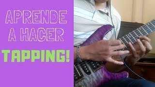 Como hacer tapping en guitarra  Haz solos impresionantes con esta técnica [upl. by Yro]