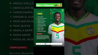 Match Sénégal vs Burkina Faço senegal sadiomane [upl. by Dalis]