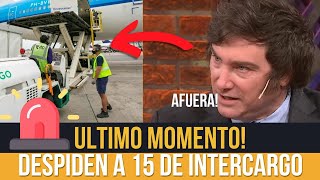 🚨ULTIMO MOMENTO 15 DESPIDOS EN INTERCARGO  CONFLICTO AEROLINEAS [upl. by Tnecnivleahcim801]