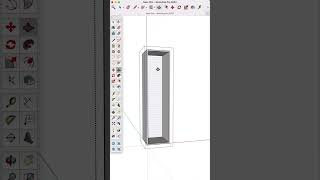 shorts Modéliser un caisson IKEA PAX avec SketchUp [upl. by Millie]