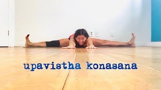 Upavistha Konasana Yoga Middle Straddle Splits With Shana Meyerson YOGAthletica [upl. by Kaenel]