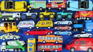 Amazing Collection of Vintage Car Truck Off Road Vehicle and Public BUS Enjoy the Toy Car Video [upl. by Rinaldo]