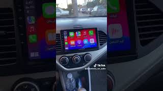 kia picanto 2020 mordel Android LCD fitting funny automobile toyotacars smartphone foglights [upl. by Yeoj684]