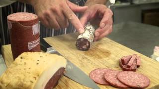 How to Slice Salami  Food Variety [upl. by Tiff]