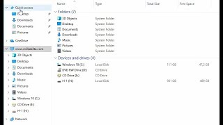 Cara Menghilangkan Quick access file explorer windows 10 [upl. by Nnahgem593]