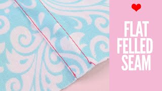 How to Sew a Flat Felled Seam [upl. by Lurette844]