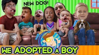 WE ADOPTED A BOY amp GOT A NEW DOG FUNnel V Fam Vlog HUGE ANNOUNCEMENT [upl. by Fisch]