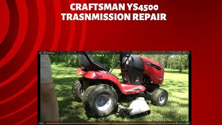 craftsman YS4500 trans repair [upl. by Aicined]