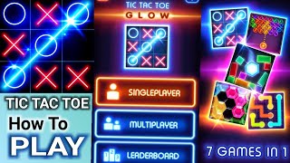 Tic Tac Toe Glow  Puzzle Game  What Is Tic Tac Toe Glow amp How to play  Rs Charan Gaming [upl. by Pegeen559]