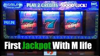 Hand Pay Jackpot at The Mirage Part 1  Triple Cash Triple Double Gold Doubloon Pinball [upl. by Ynohtnakram]