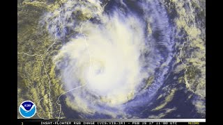 2017  Tropical Cyclone Dineo ∙ 05S [upl. by Acisseg727]