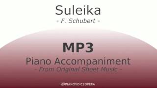 Suleika Piano Accompaniment [upl. by Couhp773]