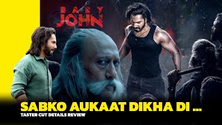 Baby John Taster Cut Review  Baby John Teaser Review  Filmy HKB [upl. by Anora]