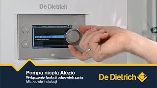 Pompa ciepła Alezio  wyłączenie funkcji odpowietrzania  Mistrzowie Instalacji [upl. by Yadroc]