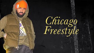 Drake  Chicago Freestyle Instrumental  Lyrics [upl. by Gierk]