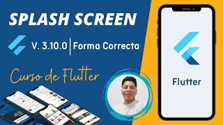 Tutorial SPLASH SCREEN Flutter  PANTALLA DE BIENVENIDA [upl. by Pittman]