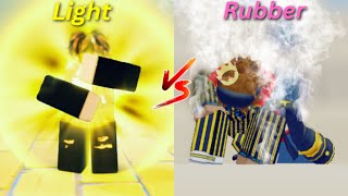 Light vs Rubber  Fruit Battlegrounds  Part 4 [upl. by Plante]