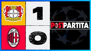 BAYER LEVERKUSEN  MILAN 10  UCL  POSTPARTITA [upl. by Hedveh]