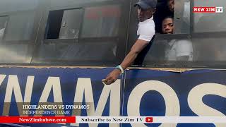 GRAND Arrival Of Dynamos DeMbare amp Highlander Bosso At The Independence Cup Final BF Bulawayo [upl. by Sean256]