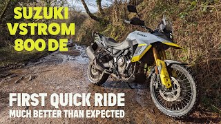 Suzuki V Strom 800 DE  First quick thoughts  A Great Machine [upl. by Kenney87]