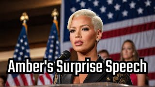 Amber Roses SHOCKING Speech at Republican National Convention 2024 [upl. by Airdnax]