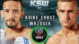 KSW 44  Marcin Wrzosek vs Kleber Koike Erbst 2 [upl. by Ialokin]