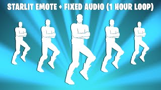 Fortnite STARLIT EMOTEbut the Audio is FIXED 1 Hour Loop [upl. by Poulter775]