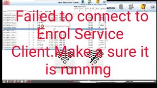 Failed to connect to Enrol Service Client Make sure it is running2024 ecmp ucl uidai aadhaar [upl. by Neisa]