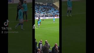 Prezzaman watching Gillingham Football Club vs Blackpool [upl. by Berglund]