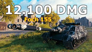 World of Tanks AMX 50 Foch 155  12100 Damage [upl. by Natividad442]