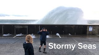 Stormy Seas in Ilfracombe North Devon weather [upl. by Palmira]