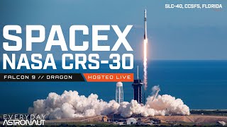 Watch SpaceX Launch CRS30 for NASA [upl. by Ardeahp]