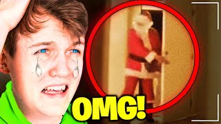 9 YouTubers Who Caught SANTA CLAUS ON CAMERA LankyBox FGTeeV amp FV FAMILY [upl. by Undry477]