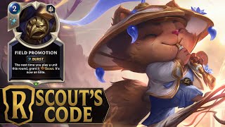 Never Underestimate The Power Of The Scouts Code  Teemo Poppy Deck  Legends of Runeterra Gameplay [upl. by Anstice895]