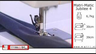 MatriMatic Jubilee 4 Promo Naaimachine sewingmachine machine a coudre nähmaschinen [upl. by Anaejer]