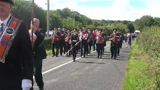 Ballinamallard Accordion Band  Rossnowlagh 2024 [upl. by Anamuj902]