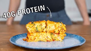 The BEST High Protein Egg Breakfast Ive ever made Frittata [upl. by Bibeau]