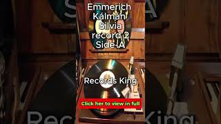 Emmerich Kálmán Silvia RecordsKing9244 RecordsKing record trailer vinyl music record vintage [upl. by Shieh995]