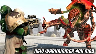 SPACE MARINES vs TYRANIDS  Cinematic Battle  Men of War NEW Warhammer 40k Mod [upl. by Morgana]