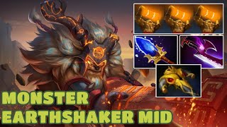 How to play it best  Earthshaker MID Dota 2 [upl. by Roee]