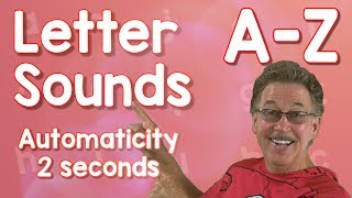 Letter Sounds Automaticity  Upper Case  2 Seconds  Jack Hartmann [upl. by Nawoj494]