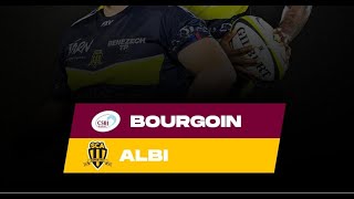 Bourgoin VS Albi J10 Nationale saison 20242025 8 Novmebre 2024 [upl. by Vergil]